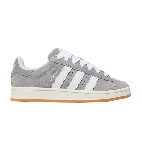 Find ADIDAS Campus 00s ' Gum on Editorialist. Campus 00s 'Grey Gum' Grey Adidas Shoes, Adidas Campus 00s, Pretty Shoes Sneakers, Shoe Wishlist, Cute Sneakers, Adidas Campus, Shoe Inspo, Grey Sneakers, Swag Shoes