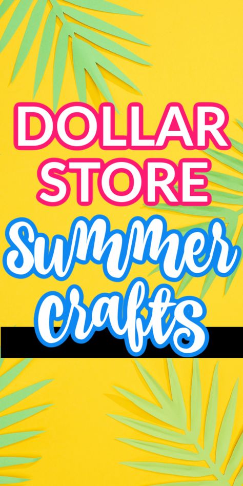 Summer Crafts Diy Adults, Dollar Store Summer Crafts, Spring Summer Crafts, Summer Project Ideas, Summer Time Crafts For Kids, Summer Crafts For Adults To Sell, Diy Summer Craft Ideas For Adults, June Crafts For Adults, Summer Crafts Adults