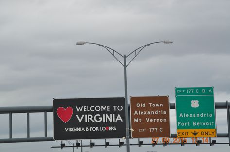 https://flic.kr/p/zCLrwN | Welcome to Virginia, Virginia is for Lovers | Old Town Alexandria  MT VERON  Exit 177 C Tourist Signs Welcome To Virginia Sign, Fort Belvoir Virginia, Old Town Alexandria, Alexandria Virginia, Virginia Is For Lovers, Road Signs, For Lovers, Old Town, Highway Signs