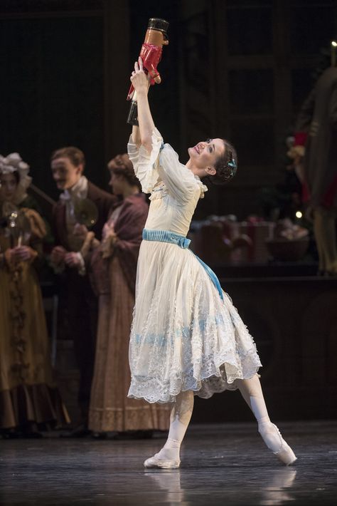 Anna Rose O’Sullivan as Clara in The Nutcracker, The Royal Ballet © 2018 ROH. Photograph by Alastair Muir Famous Ballets, Nutcracker Costumes, The Royal Opera House, The Royal Ballet, Dance Picture Poses, Ballerina Barbie, Anna Rose, Kei Visual, Royal Opera House