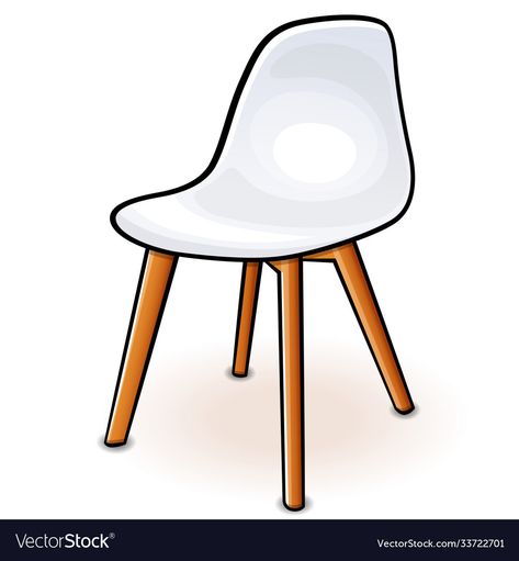 Chair Cartoon, Chair Illustration, How To Draw Anything, Circle Chair, Apple Illustration, Chair Drawing, Cartoon Download, Foto Aesthetic, Art Chair