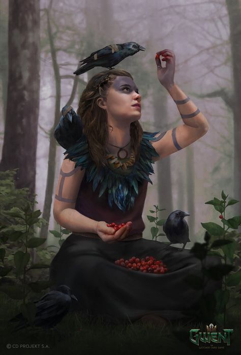 Home / Twitter Grafics Design, Dnd Druid, Illustration Portrait, Dungeons And Dragons Characters, Female Human, Arte Fantasy, Fantasy Inspiration, Medieval Fantasy, The Witcher