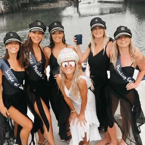 Last Sail Before The Veil Bachelorette Weekend Theme Cruise Bridal Shower Ideas, Boat Bridal Shower Ideas, Bachelorette Party Boat Ideas, Adele Kitchen, Yacht Day Bachelorette, Cruise Ship Bachelorette Party, Bachelorette Cruise Room Decor, Bachelorette Party On A Boat, Bachelorette Cruise Ideas