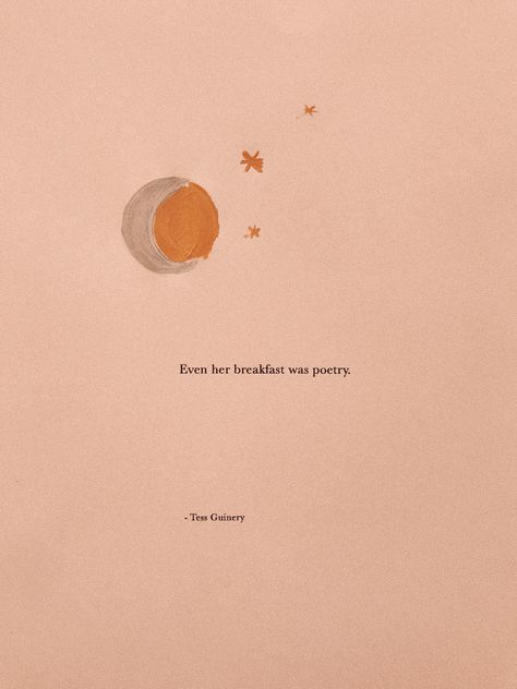 Breakfast by Tess Guinery / @tessguinery / www.tessguinery.co Tess Guinery, Breakfast Quotes, Short Length Hair, Aesthetic Hairstyles, Bio Quotes, Soul Quotes, Note To Self Quotes, Aesthetic Words, Happy Words