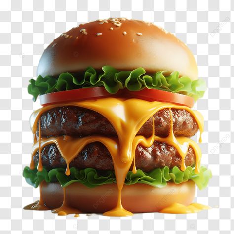 burger with melted cheese 3d burgers ai burger hamburger png Fast Food Ads Design, Burger Png Images, Burger Background, Burger Creative, Burger Png, Burger Ads, Burger Drawing, Burger Images, Juice Menu