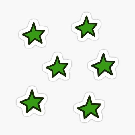 Green star sticker pack. #star #stars #green Dark Green Stickers, Cute Green Stickers, Green Stickers, Lime Green Wallpaper, Green Y2k, Digital Decorations, Green Sticker, Pinterest Diy Crafts, Bear Crafts