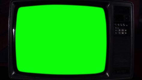 Vintage TV Green Screen. Night Tone. Zoom In. Stock Footage #AD ,#Green#Screen#Vintage#TV Old Tv Green Screen, Tv Green Screen, Retro Television, Polaroid Picture Frame, Polaroid Template, Green Pictures, Television Set, Screen Icon, Graphic Design Business