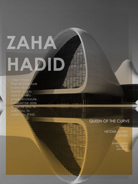 Zaha Hadid Poster, Graphic Architecture, Zaha Hadid Architecture, Architecture Poster, Zaha Hadid, Graphic Poster, Graphic Tee, Graphic Tees, Queen