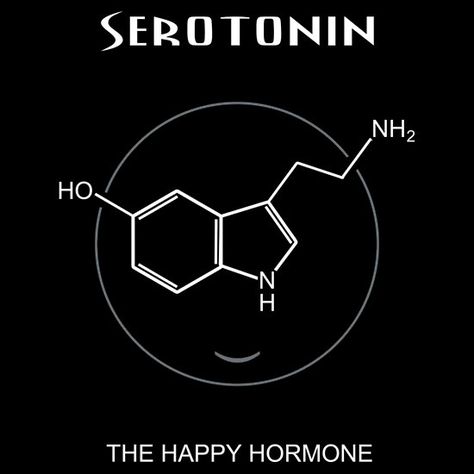 Serotonin -- The Happy Hormone  T-shirt by Samuel Sheats on Redbubble. #serotonin #antidepressant #drugs Serotonin Aesthetic, Chemistry Tattoo, Molecule Art, Science Tattoos, Chemistry Art, Molecule Tattoo, Chemistry Lessons, Chemical Structure, Happy Hormones