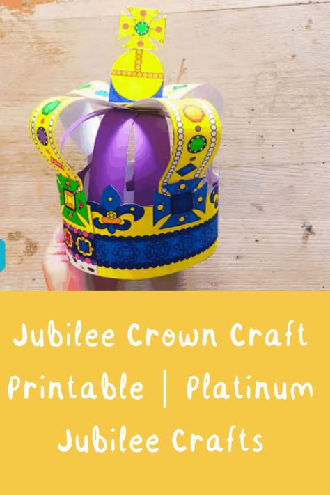 Download our craft pack to discover how to make this fabulous jubilee crown craft. You'll need to print our templates onto card and another sheet of colourful card to make this fab crown craft. This is a more complex jubilee craft perfect for getting KS2 children excited about the Platinum jubilee. Children can decorate their jubilee crown craft in any colour they choose so each crown craft created will be unique #Jubilee Jubilee Craft, Jubilee Crafts, Jubilee Crown, Family Resources, Crown Crafts, Suncatcher Craft, Platinum Jubilee, List Of Activities, Free Teaching Resources