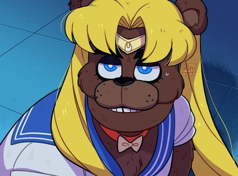 Are you ready for the new and approved Freddy girl? An Anime, Anime Character, Hair, Anime, Blue