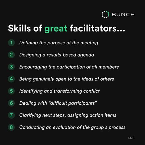 Meeting Facilitation Tips, Facilitating Meetings, Team Meeting Ideas, Meeting Facilitation, Facilitation Techniques, Good Leadership Skills, Job Inspiration, Leadership Inspiration, Tips For Running