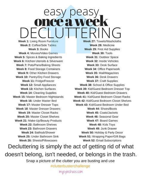 Judith Hill, Decluttering Challenge, Organize Life, Clutter Control, Declutter Home, Declutter Challenge, Bedroom Minimalist, House Cleaning Checklist, Declutter Your Life