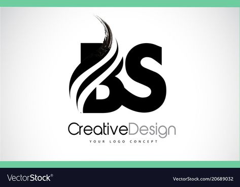 B S Love Images, Bs Logo Design Ideas, Bs Logo Design Letter, Bs Logo Design, Bs Logo, Bank Sampah, Letters Logo Design, Ma Logo, Salon Concepts