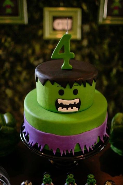 Hulk Themed Birthday Party, Hulk Smash Party, Hulk Birthday Cakes, Hulk Birthday Parties, Hulk Party, Marvel Birthday Party, Hulk Birthday, Avenger Birthday Party, Avengers Birthday