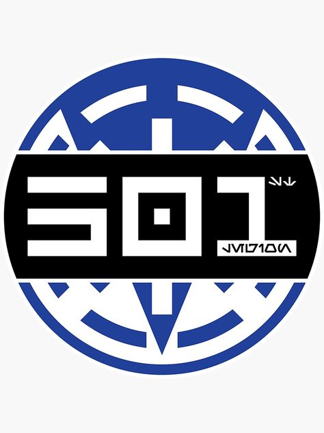 "501st Legion Logo" Sticker by DS-181-3 | Redbubble Star Wars 501st, The 501st, 501st Legion, Cuadros Star Wars, Star Wars Tattoo, Star Wars Logo, Star Wars Wallpaper, Ahsoka Tano, Star Wars Pictures