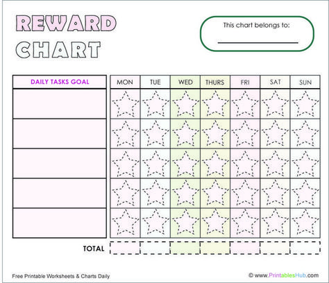 Free Printable Star Weekly Rewards Chart PDF Star Reward Chart, Star Chart For Kids, Classroom Reward Chart, Reward Chart Template, Rewards Chart, Reward Chart For Kids, Toddler Reward Chart, Jonas Salk, Occupational Therapy Kids