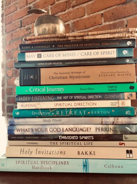 Part 2 of What I Read January - June: Spiritual Direction and Prayer category [from the book pile 2019] Spritual Book, Best Spiritual Books, Christian Book Recommendations, Spiritual Journey Books, Studying Inspiration, Faith Based Books, Book Pile, Mother Culture, Prayer Books