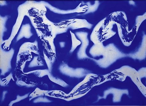 ANT 63 by Yves Klein, 1960 Bodypainting, Tachisme, Land Art, Yves Klein Blue, Fire Painting, Art Pierre, Yves Klein, Jasper Johns, European Art