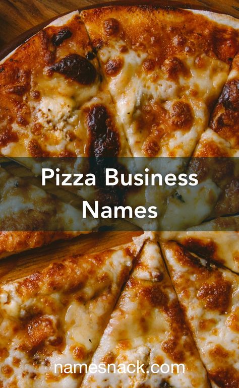 Types Of Pizza Names, Pizza Shop Names Ideas, Pizza Names Ideas, Pizza Business Ideas, Pizza Business, Pizza Names, Pizza Station, Fancy Pizza, Pizza Store