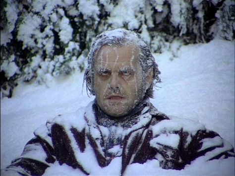 Frozen Jack from The SHINING Jack Nicholson The Shining, Films Quotes, Human Centipede, Happy Memes, Winter Survival, Septième Art, The Boogeyman, Film Horror, Fallout 3