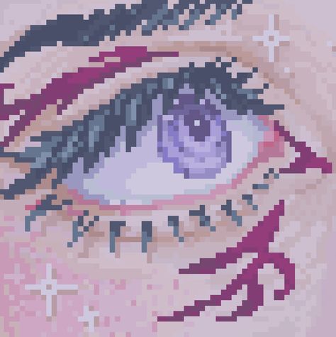 Pixel Eyes Art, 29 X 29 Pixel Art, Pixel Anime Icon, Pixel Pfp Aesthetic, Digital Pixel Art, Pixel Icons Aesthetic, Pixelated Pfps, Pixel Art Profile Picture, Water Pixel Art