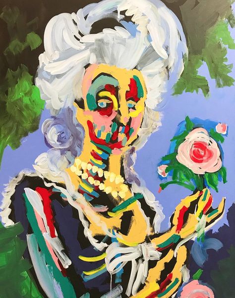 Bradley Theodore, Royal Art, History Fashion, Sleeves Ideas, It Goes On, Marie Antoinette, Art Project, Visual Artist, Wall Collage