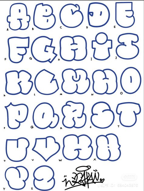 Types Of Graffiti Fonts, Grafitti Letters Fonts, P Graffiti Letter, Graffiti Art Letters Alphabet, Throwie Alphabets, Small Graffiti Art, Graffiti Lettering Style Street Art, Throwies Graffiti Alphabet, Throwies Graffiti