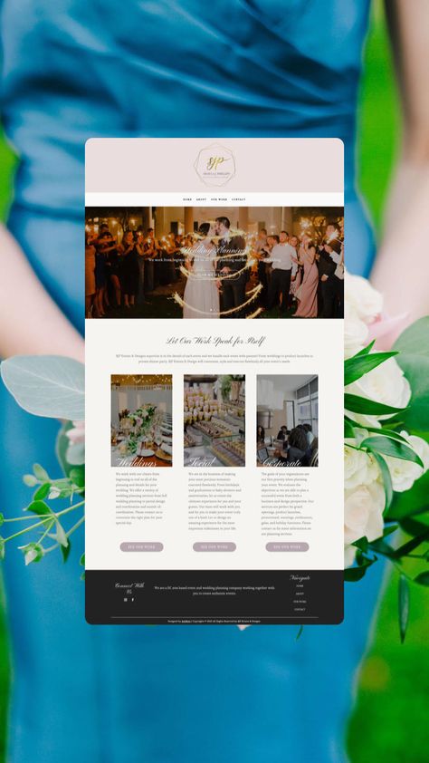 Avidbits designed an event planning website for SJP Events and Design Event Planning Website, Web Design Portfolio, Private Dinner, Portfolio Web Design, Dinner Parties, Design Portfolio, Portfolio Design, Event Planning, Dinner Party