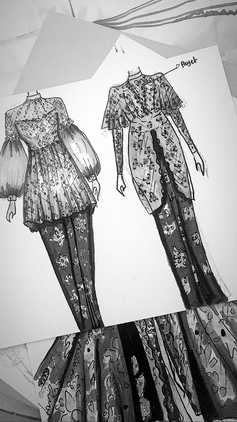 Kebaya wisuda Kebaya Illustration, Mix And Match Outfits Hijab, Kebaya Bridesmaid, Fashion Batik, Batik Dress Modern, Fashion Draping, Fashion Dream Job, Dress Modern, Casual Hijab Outfit