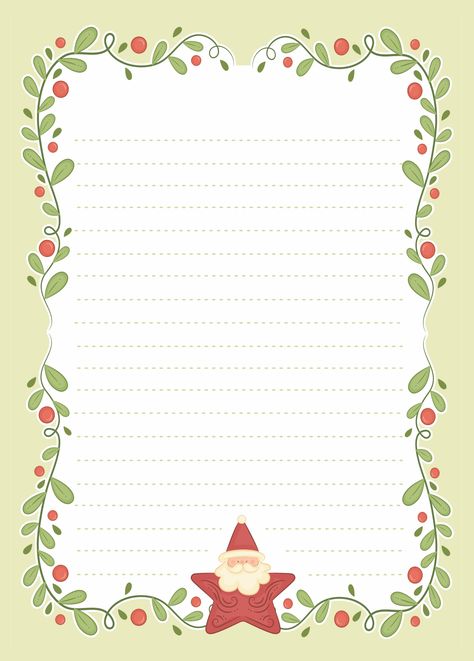 Christmas Letter Printables, Christmas Letter Ideas Creative, Christmas Letter Paper Printable, Free Christmas Letter Templates, Printable Christmas Cards Templates, Cute Letter Template, Christmas Card Templates Free Printable, Christmas List Ideas On Paper, Christmas Letter Design