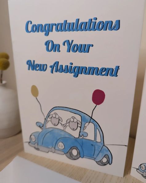 Congratulations on your new assignment card #jwcards #jwhumor #jworg https://twotinysparrows.etsy.com/listing/1785347348 Sheep Cards, Best Life Ever, Jw Pioneer, Pioneer Gifts, Jw Gifts, Wedding Gift Baskets, Words Of Comfort, Encouragement Cards, Funny Cards