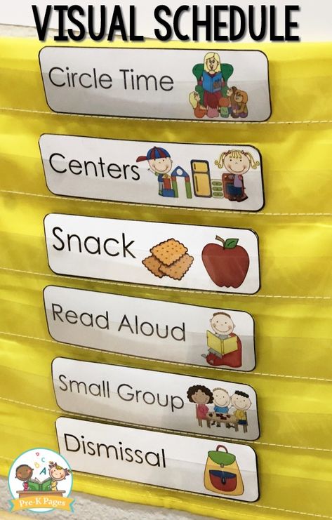 Visual Schedule Pocket Chart Cards Visual Schedule Preschool, Picture Schedule, Daily Schedule Printable, Pre K Pages, Classroom Schedule, Preschool Schedule, Daily Schedule Template, Prek Classroom, Visual Schedules