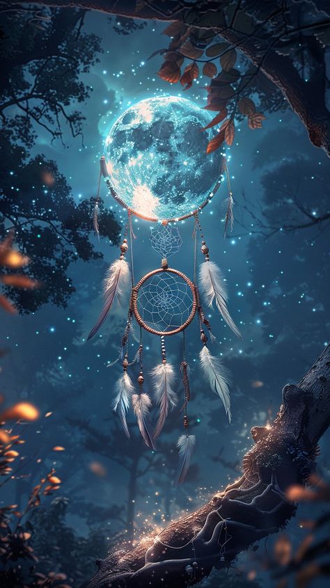 #Mystical Moonlit #Dreamcatcher: A glowing #dreamcatcher hangs amidst a #moonlit forest, casting magical light through its intricate web. #dreamcatcher #mystical #moonlit #forest #glowing #aiart #aiphoto #stockcake ⬇️ Download and 📝 Prompt 👉 https://stockcake.com/i/mystical-moonlit-dreamcatcher_921418_995190 Dream Catcher Wallpaper Iphone, Dreamcatcher Aesthetic, Yoga Flowers, Moonlit Forest, Dreamcatcher Wallpaper, Magical Light, Camera Wallpaper, Mystical Moon, Mystical Forest