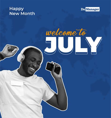 The second half!🤸 😊

To our clients, thank you for journeying with us until now.

Thank you for trusting our services! 

We at DaManager say a happy new month to you.

With love and Joy, welcome to July.🤗 

#july #newmonth #clientlove #techlove Happy New Month, Flyer And Poster Design, New Month, Our Services, Happy New, With Love, Poster Design, Two By Two, Thank You