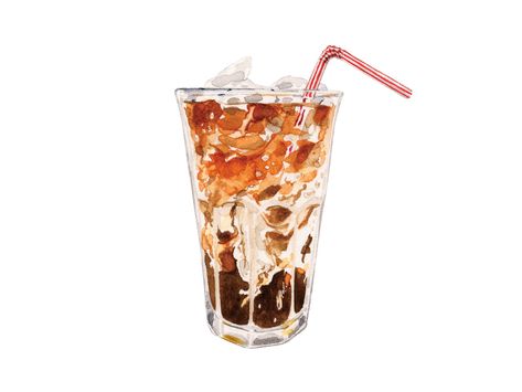 Illustration: iced coffee Order Coffee, Cold Brew Recipe, Cold Brew Iced Coffee, Coffee Delivery, Making Cold Brew Coffee, 귀여운 음식 그림, Coffee Concentrate, Pisco Sour, Ground Coffee Beans