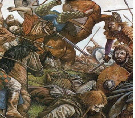 THE AGE OF ARTHUR, PART FOUR: THE ARMIES OF VORTIGERN AND THE SAXON INVADERS | The Deadliest Blogger: Military History Page Saxon Warrior, Roman Britain, Germanic Tribes, Celtic Warriors, Ancient Warfare, Medieval Period, Medieval History, Anglo Saxon, Historical Art