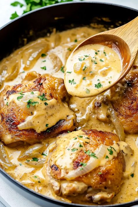 Recipes With White Gravy, Chicken Gravy Meals, Homestyle Chicken And Gravy, Gravy Baked Chicken, Chicken And Brown Gravy Recipes, Smothered Chicken Tenderloins, Comforting Chicken Recipes, Best Chicken Gravy Recipe, Chicken Recipes For Thanksgiving