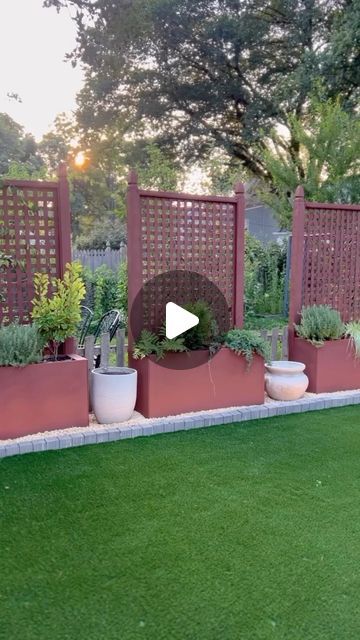 CARA NEWHART👩🏻‍🔧 Home + DIY on Instagram: "will you ever look at filing cabinets the same after this?! 👀   turning old filing cabinets into lattice privacy planters is super easy and makes such a HUGE difference…also the pickaxe ⛏️ is optional, but super fun 🤗  ps…..all the materials are linked on my blog in the most recent Backyard Makeover post   #diyprojects #planter #outdoorproject #homeimprovement #homedecor" Privacy Planter Diy, Pergola Makeover, Filing Cabinet Planter, Privacy Planters, File Cabinet Planter, Privacy Planter, Diy Trellis, Filing Cabinets, September 8