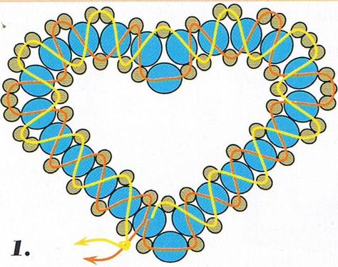 Pony Bead Projects, Beaded Christmas Decorations, Miyuki Beads Pattern, Beadwork Tutorial, Beading Netting, Beaded Jewelry Tutorials, Necklace Patterns, Beading Tutorial, Diy Wire Jewelry