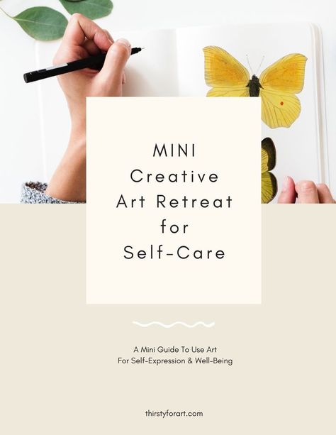 Art Retreat, Creative Arts Therapy, Creative Retreat, Art Therapy Projects, Art Retreats, Therapeutic Art, Relaxing Art, Mindfulness For Kids, Art Therapy Activities