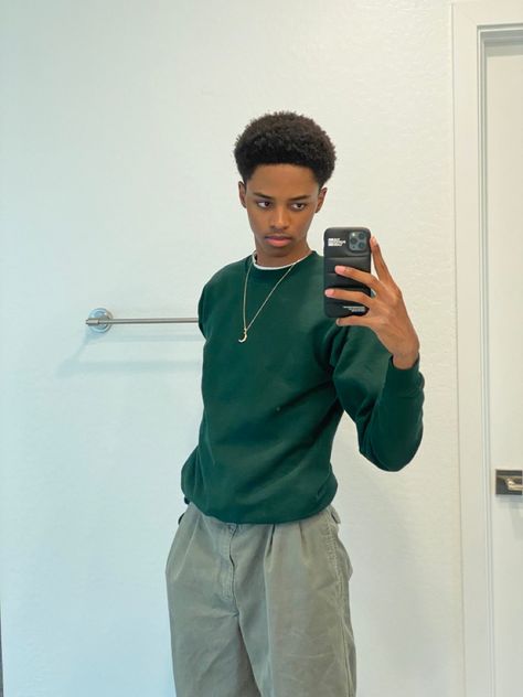 Black Guys Fits, Black Skin Outfit Men, Aesthetic Clothes Guys, Black Guys Clothing Styles, Black Guy Style Outfits, Black Soft Boy Aesthetic, Light Skin Men Outfits, Light Skin Outfits, Black Guy Outfits Aesthetic