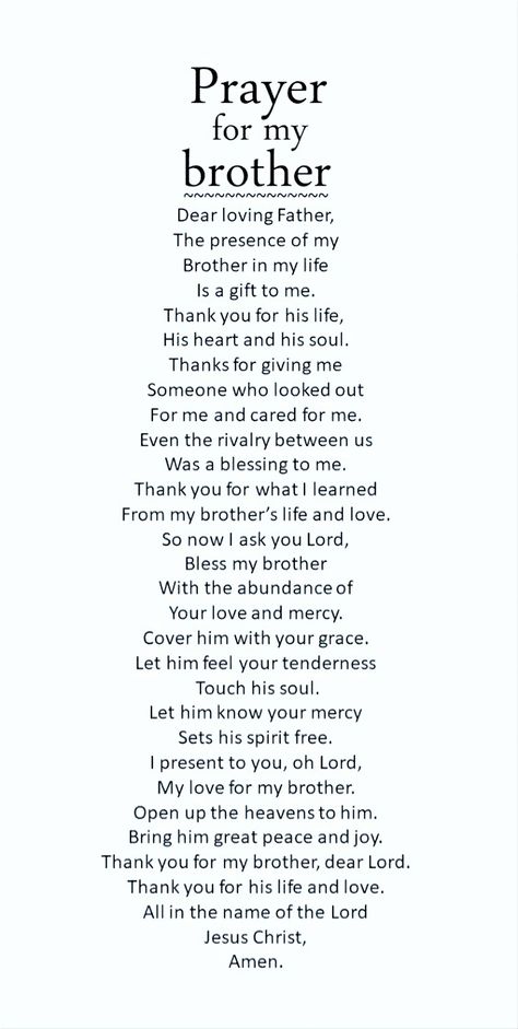 Prayer For Brother, Brother Prayers, Journaling Prayers, Prayers For Brother, Prayer For My Brother, Prayers For Family, Prayer For My Family, Journal Bible Quotes, Prayer For Guidance