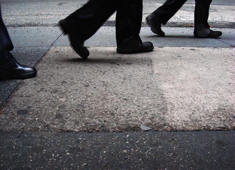 City Walkers. People wearing black shoes walking on cement #Sponsored , #ad, #Ad, #Walkers, #wearing, #walking, #People Feet Walking Reference, Legs Walking, Walking Photography, Walking People, Walking In Heels, Shoes Walking, Shoes Photo, Architectural Photography, About People