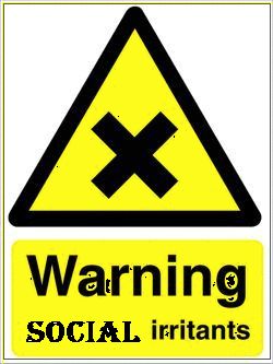 beware of social Irritants..  http://www.techimpulsion.in/2013/03/10-biggest-social-media-irritants.html Triangle Sign, Triangle Symbol, Pool Chemicals, Sign Materials, Bold Fonts, Warning Signs, Harmful Chemicals, Yellow Background, Skin Problems