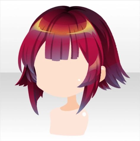 Gacha Hair Short, Gacha Short Hair Ideas, Anime Hair Short, Hair Reference Short, Gacha Short Hair, Short Hair Ideas Drawing, Short Anime Hair, Short Hair Art Reference, Short Hair Reference