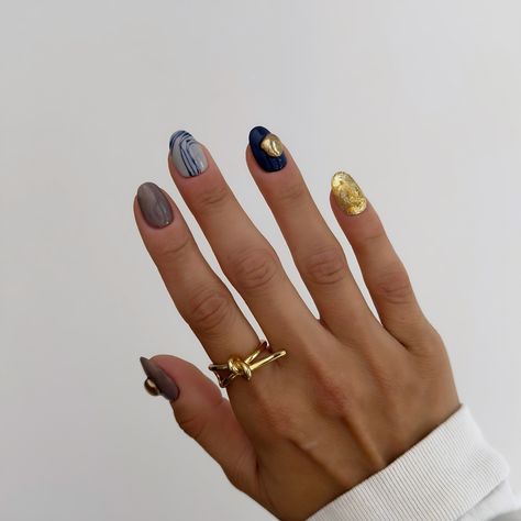 ᑎᑌᗩᑎᑕᗴ ᑎᗩᐯY Press-on perfection is here! Elevate your nail game with our stunning new collection. Ready to slay in style? Shop now and let your nails do the talking! 💖 #PressOnNails #NailGoals Short Navy Nails, Navy Nails Design, Navy Blue Nail Designs, Blue Nail Design, Navy Nails, Navy Blue Nails, Blue Nail Designs, Blue Nail, Nail Sizes