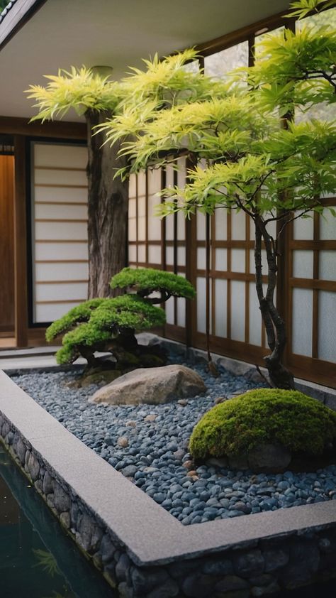 Discover the tranquility and beauty of Japanese Garden design with our latest blog post Explore landscape aesthetics plant choices small design ideas modern style backyard layouts and stunning designs Embrace the essence of a beautiful Japanese Garden Japanese Style Garden Backyards, Asian Garden Ideas, Asian Garden Design, Japanese Garden Design Layout, Japan Garden Design, Backyard Layouts, Small Japanese Garden Ideas, Japanese Garden Lighting, Japanese Patio