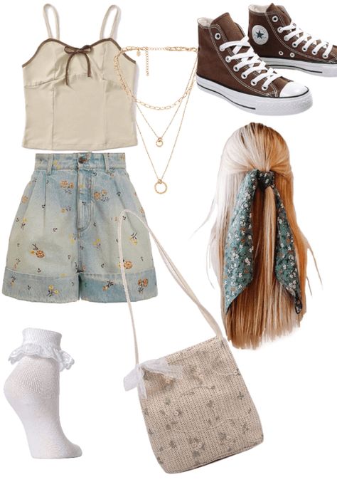 cottage core Outfit | ShopLook Cute Cottage Core Outfits Summer, Ghiblicore Fashion, Honey Core Aesthetic Outfits, Vintage Cottagecore Aesthetic Outfits, Princess Core Outfit Casual, Cottegcore Aesthetic Outfits, Cottagecore School Outfits, Springcore Outfits, Summer Outfits Cottagecore