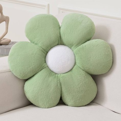 Green Flower Pillow, Pillows For Sofa, Sage Green Flowers, Room Stuff, Pillows Flowers, Flower Pillow, Wedding Tattoos, Sofa Couch Bed, Wallpaper Decor